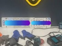 OPP_HSD's tweet photo. Stolen vehicle recovered after driver attempted to flee from #RIDECheck 1:30am Aug 1. Stopped by #AuroraOPP, driver charged with: Dangerous driving, flight from police, possession of stolen property/drugs/break in instruments/master key. https://t.co/TYajhLrYsM