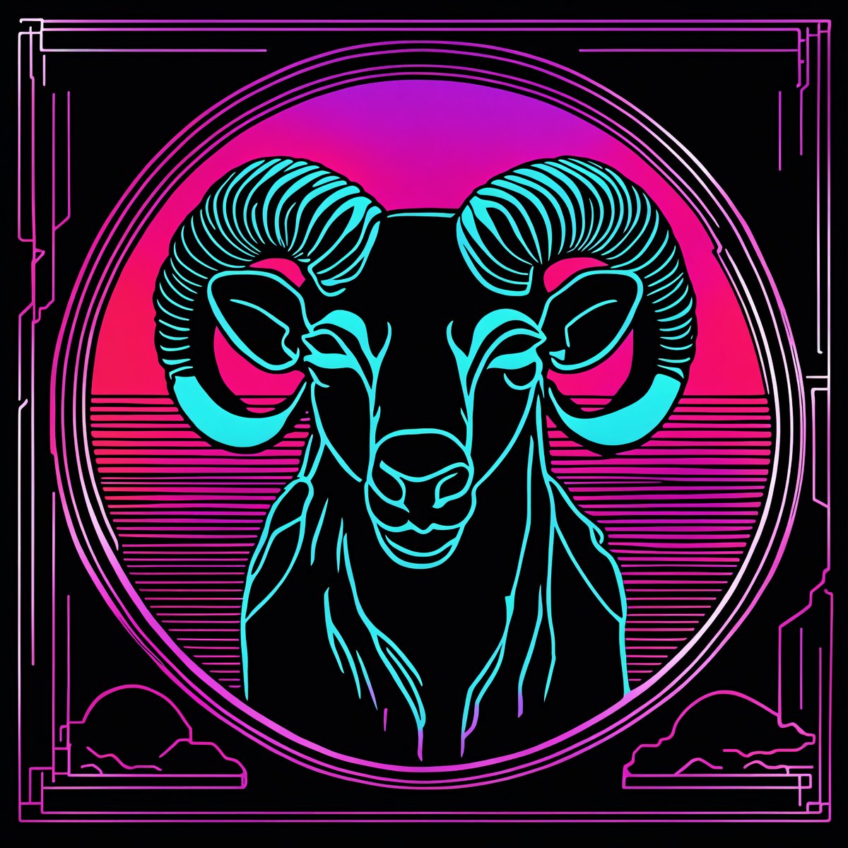 artismysterium's tweet photo. [Synthwave Exploration] - Zodiac Signs

#stablediffusion #stablediffusionart #aiart #aiartwork #aiartcommunity #aiartist #aiartworld #generativeai #generativeart #digitalart #zodiac #astrologic #horoscope #synthwave #vaporwave #design #retro #lineart #logo #minimalism https://t.co/OUHw3C8QU3
