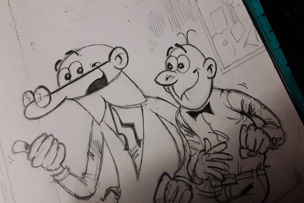 manusldraw's tweet photo. Aquí realizando mi particular homenaje al maestro Ibáñez...

...seguiremos ✏

#mortadeloyfilemon #mortadelo #dibujo #comic #tebeo #magosdelhumor https://t.co/PBL3gIAZla