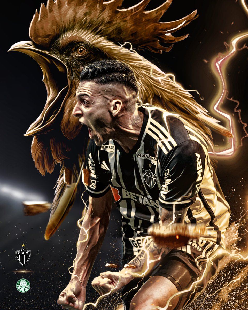 Atletico's tweet photo. 💪🏾⚫⚪ HOJE TEM GAAAAAAAAAAAAAAAAAAAAAALLLLLLLLOOOOOOOOOOOOOOO! VAMOS EM BUSCA DA VITÓRIA!

⚽ @Atletico 🆚 @Palmeiras
🏆 @LibertadoresBR
⚙ Oitavas - ida
🕤 21h30
🏟 @Mineirao
📺 @tvglobo e @paramountplusbr
🎥 Pré-jogo 19h

#ContinenteAtleticano #GaloPaixãoNacional #CAMxPAL 🏴🏳️ https://t.co/U5t5HxPj9H