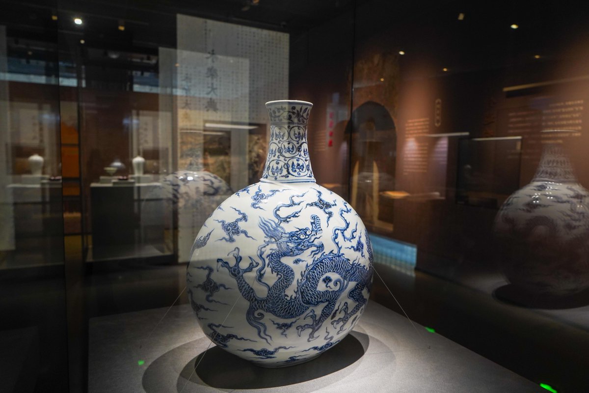 GoToNanjing's tweet photo. Step back to the prosperous Yongle Era of the Ming Dynasty with a visit to the Nanjing City Wall Museum. With over 40 artifacts collected from all around China, this temporary exhibit showcases a flourishing age that created countless cultural heritages. #GoToNanjing https://t.co/KjXtCU4etI