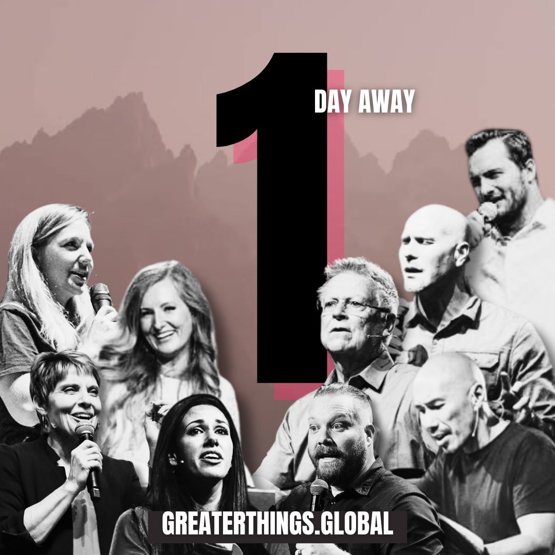 Global_Awake's tweet photo. 1 Day away from our annual Revival and Impartation conference: Greater Things 2023! For more information go to https://t.co/bYptZtjpTh https://t.co/gXdXy7bNXb