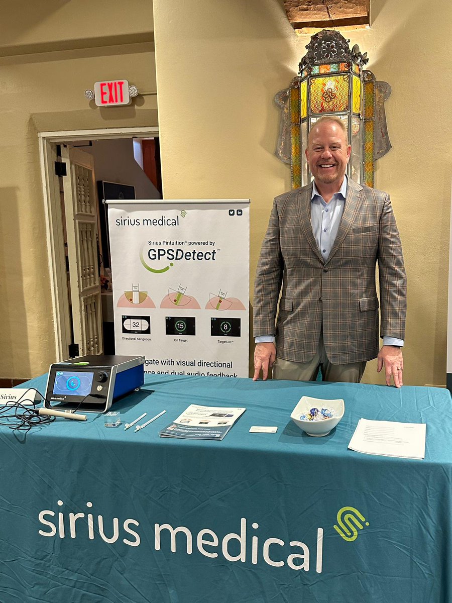 Join us at the vibrant 27th Annual iCME Mammography Conference in Santa Fe!

Sirius Medical is showcasing #Pintuition, providing you Surgical Marker Navigation to locate non-palpable tumors.

Visit our booth and meet our VP Danny Minton.
Learn more hubs.li/Q01ZJ3Fb0

<a href="/iiCME/">iiCME</a>