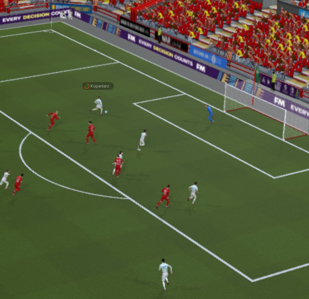 nocontextfm1's tweet photo. Every single FM player knows what Kopaniarz is doing in this situation https://t.co/GyUxrc6e0N