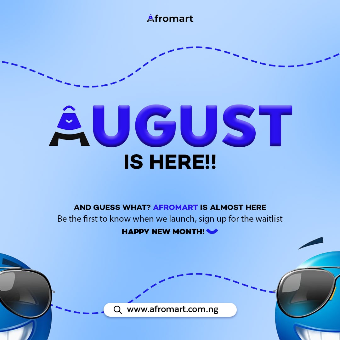 Afromartgroups's tweet photo. August is the month of possibilities! What will you achieve this month? If you're not sure, start by subscribing to our waitlist. We'll keep you updated on all the latest Afromart news and promotions.

https://t.co/2Vup3qKKyx https://t.co/dYCx58Z7Vx