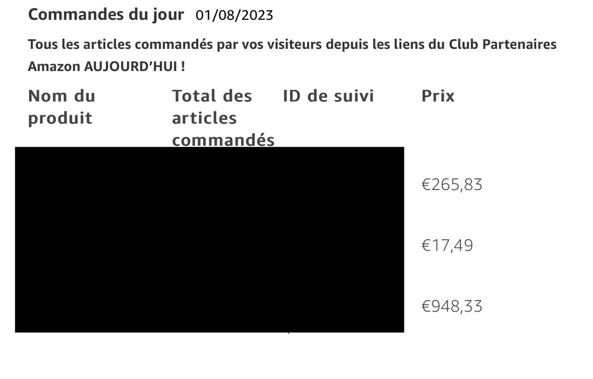 J’avais oublié ce site d’affiliation mdrr
Le mois commence bien 😅