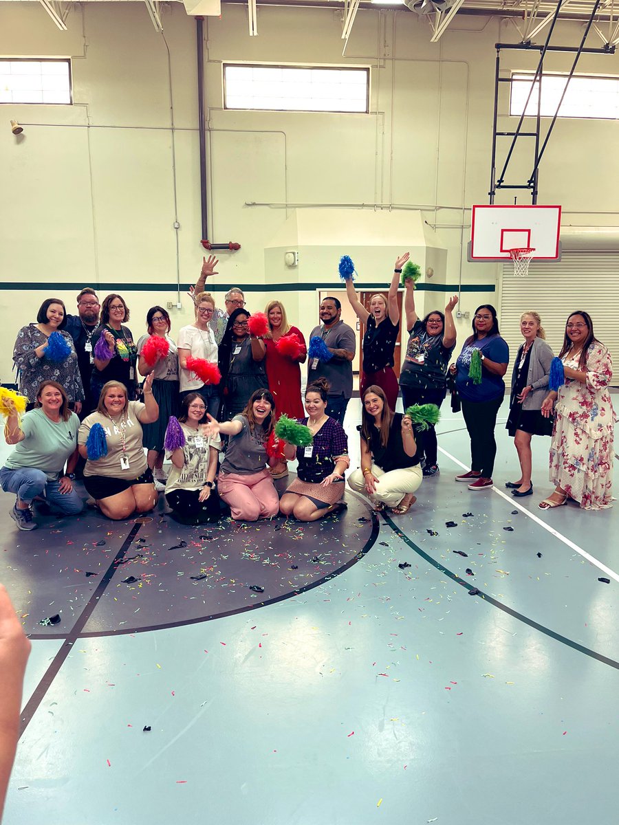 talanajb's tweet photo. I couldn’t have Imagined a better start to this year! We kicked the day off with Taco Tuesday, sang songs from the year we graduated high school “Take Me Back Tuesday”, had our New Staff Draft Day, and they went shopping for their classrooms!#welcomebackhebisdpeople https://t.co/YK8hepG0F8
