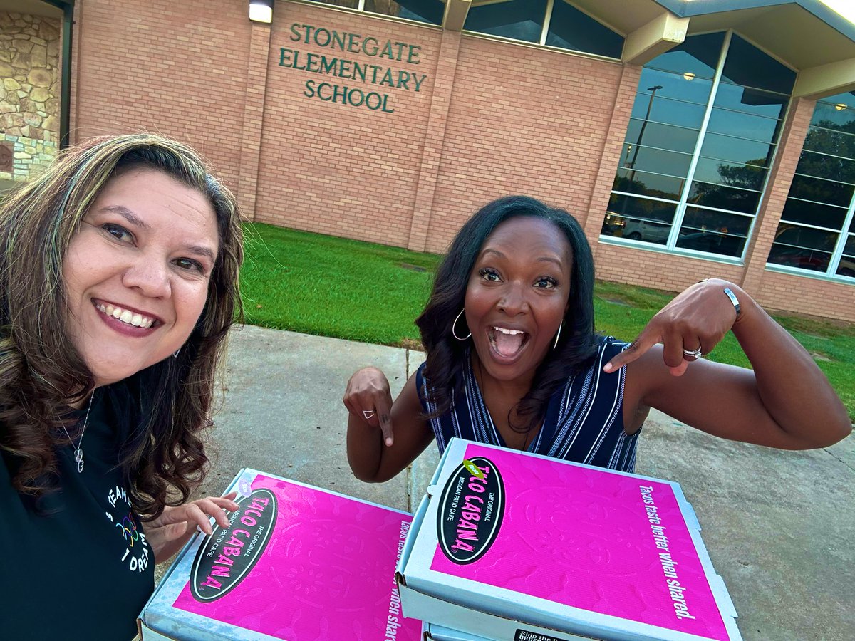 talanajb's tweet photo. I couldn’t have Imagined a better start to this year! We kicked the day off with Taco Tuesday, sang songs from the year we graduated high school “Take Me Back Tuesday”, had our New Staff Draft Day, and they went shopping for their classrooms!#welcomebackhebisdpeople https://t.co/YK8hepG0F8