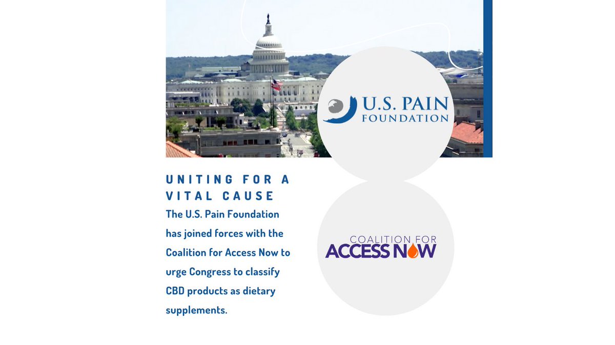 US_Pain's tweet photo. We're so excited to join efforts with the @C4AN_AccessNow to champion access to quality and consistent CBD products for people with chronic pain. We are honored to partner with you on this important issue. https://t.co/xCt6SiLig5 #CBDregulation #timeisnow #chronicpain #advocate https://t.co/roLUF8vfDz