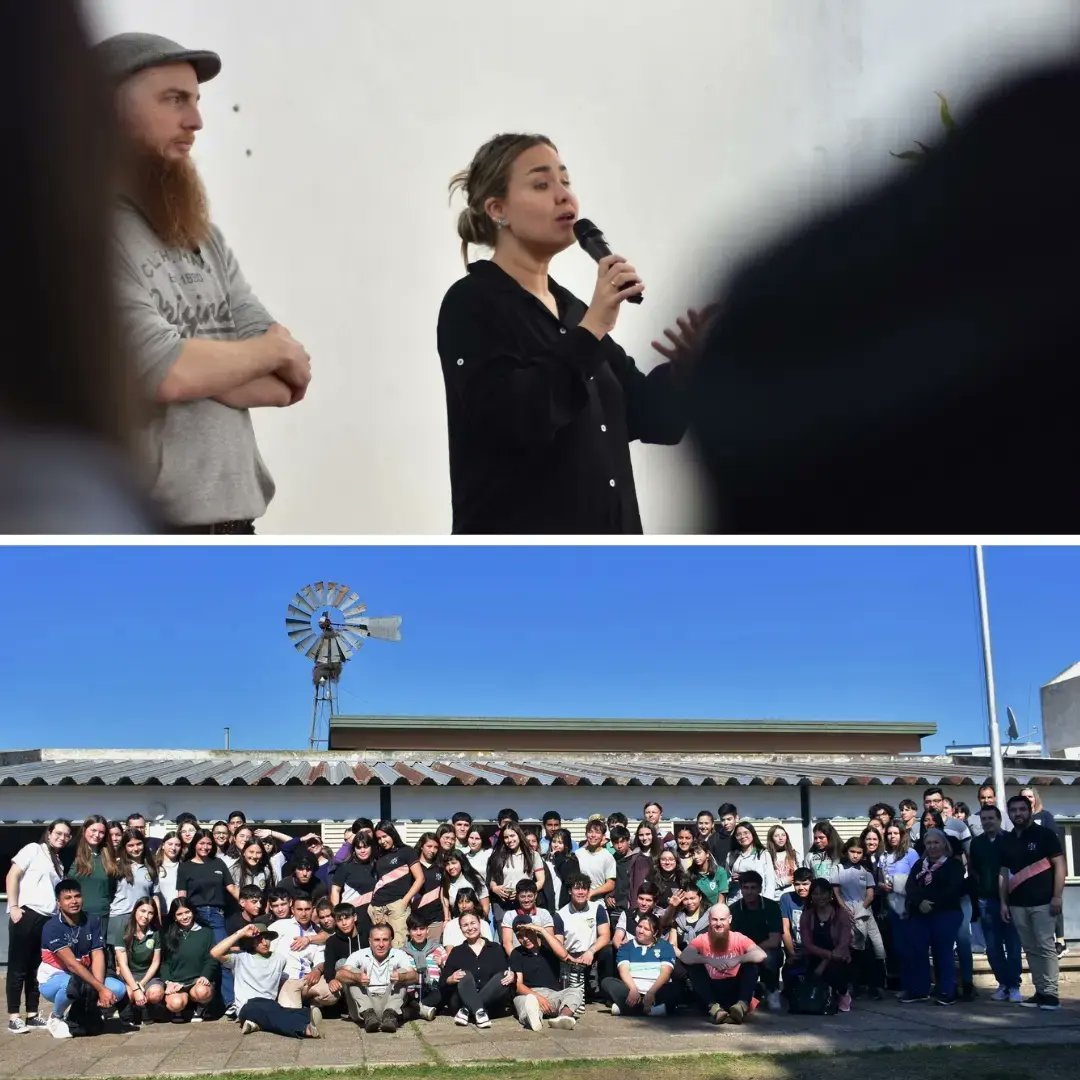 juventudninezer's tweet photo. 📍En Federal, la subsecretaria @ulman_brenda, junto a Senadora por el departamento Nancy Miranda, acompañaron la jornada de talleres de Centros de Estudiantes en la Escuela Agrotecnica N°3 de Paraje La Encierra de la ciudad. https://t.co/cq2lLwKfue