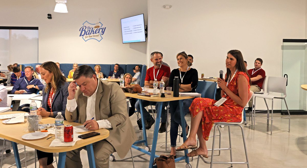 We had a full house last night for our Effective Habits for Great Leaders event! Thomas Masterson, Rachel Bahr, Udaya Silva &amp;facilitator <a href="/JerryJendusa/">Jerry Jendusa</a> spoke tips &amp; lessons learned throughout their leadership journeys. Thanks to our audience for joining &amp; discussing your stories!