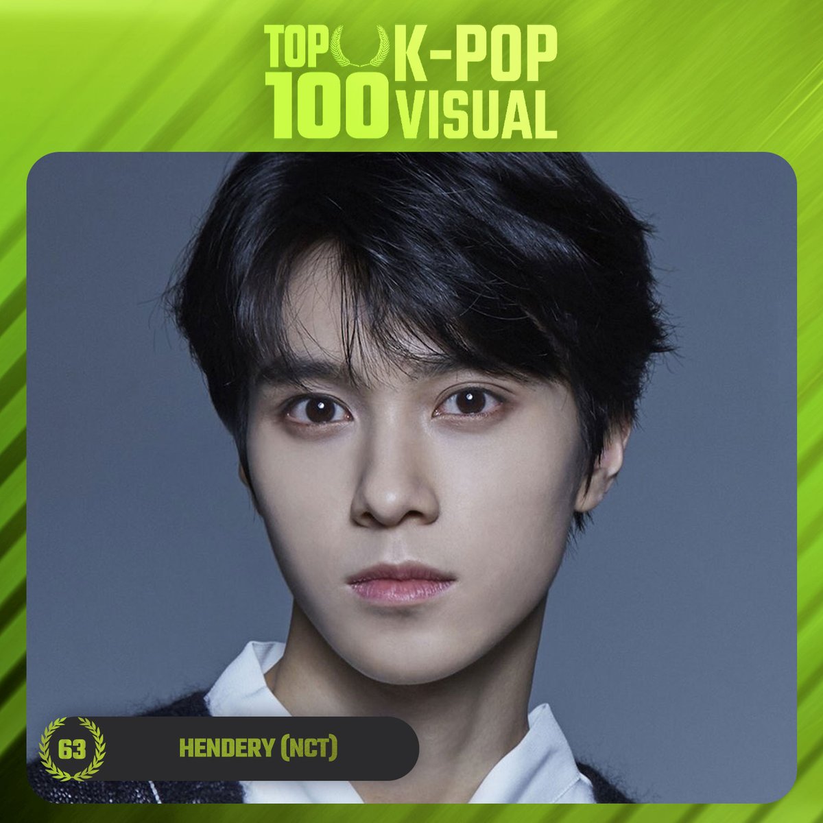 TOP100KPOP's tweet photo. TOP 100 – K-POP VISUAL

#63 Hendery (#NCT)

Congratulations! 🎉 https://t.co/QYk6VzGd4Y