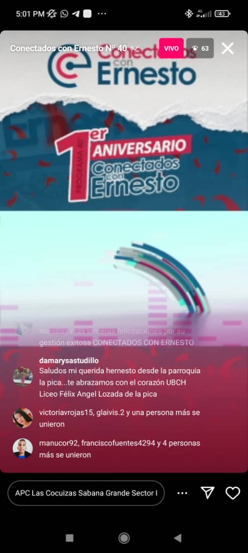 Activa con el gobernador Ernesto Luna en su primer Aniversario 'Conectados Con Ernesto' Viva el estado Monagas @NicolasMaduro @dcabellor @ErnestoLunaPsuv @AnaFuentes_PSUV @GobMonagas_ @psuvlascocuizas #SúperBigoteEnAcción #ConectadosConErnesto