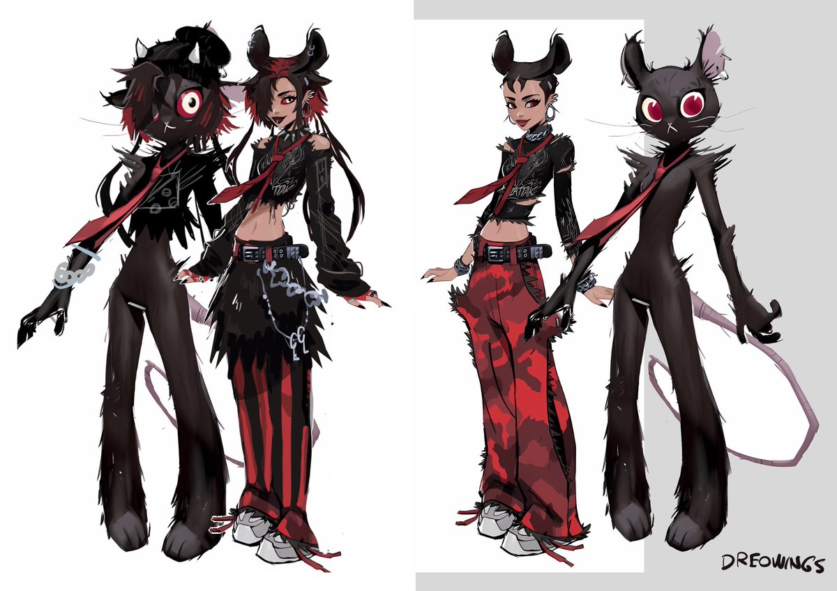 Rat tails question mark