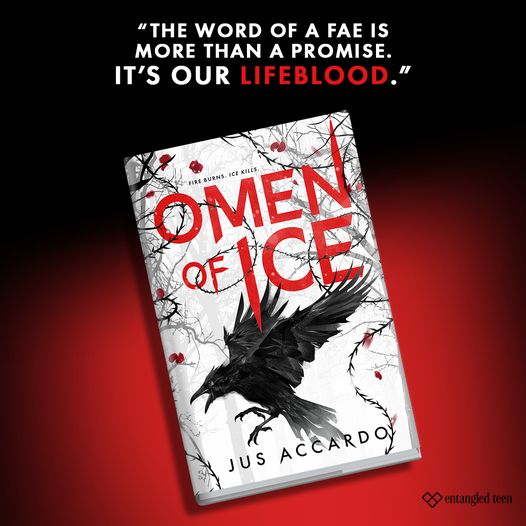 ReadYourWrites's tweet photo. OMEN OF ICE by @JusAccardo is LIVE!! The world-building for this series is amazing. Valen and Tania are great characters who are brave and strong. And the surprising twists! 
https://t.co/G8qtwnwidv 
#YAFantasy #Romance #OmenofIce #FoundFamily #EntangledTeen @EntangledTeen https://t.co/DJNU6JYtxU