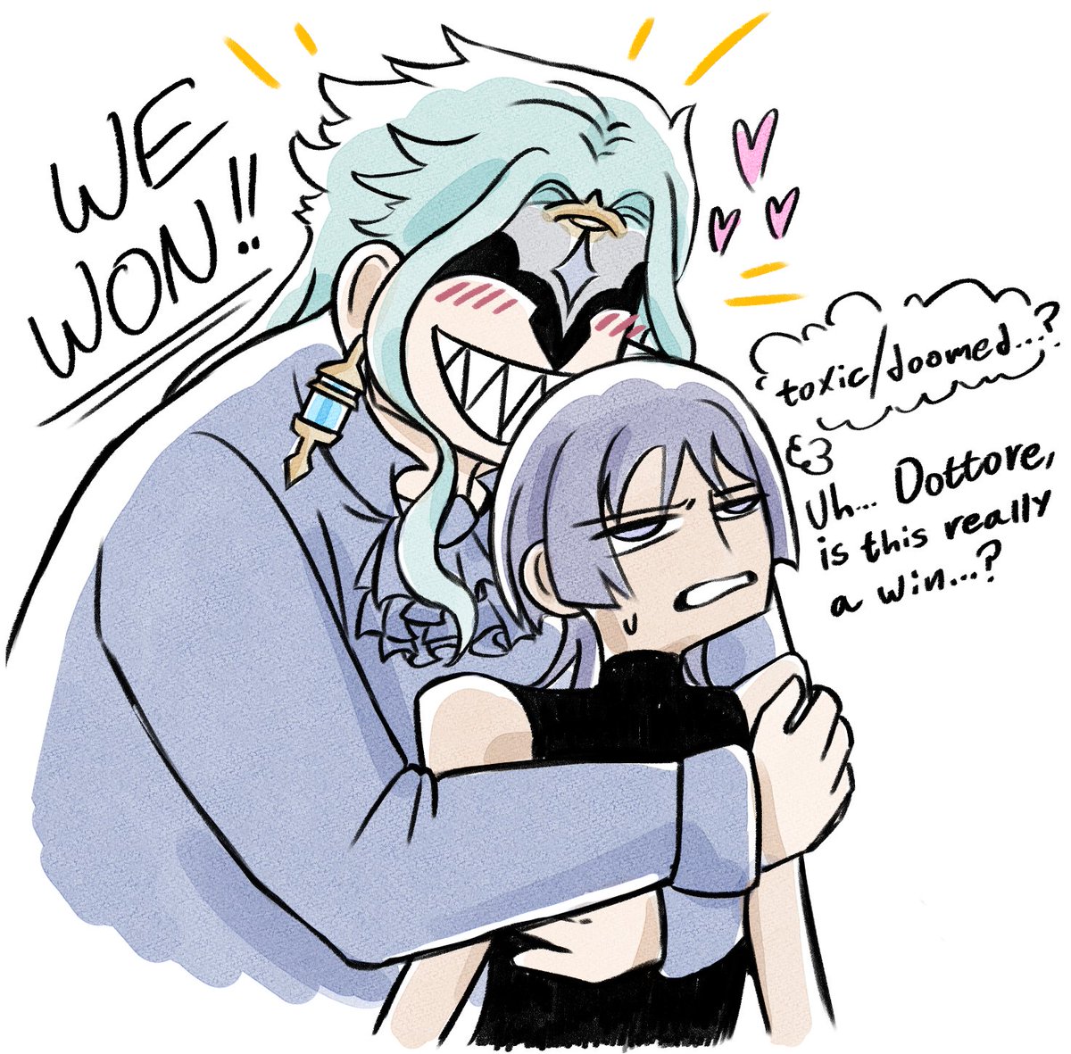 skullscraps's tweet photo. congratulations to dottoscara for winning a poll for once 🥹 (&amp; on this blessed day of yaoi no less) https://t.co/TcDQDInSsr