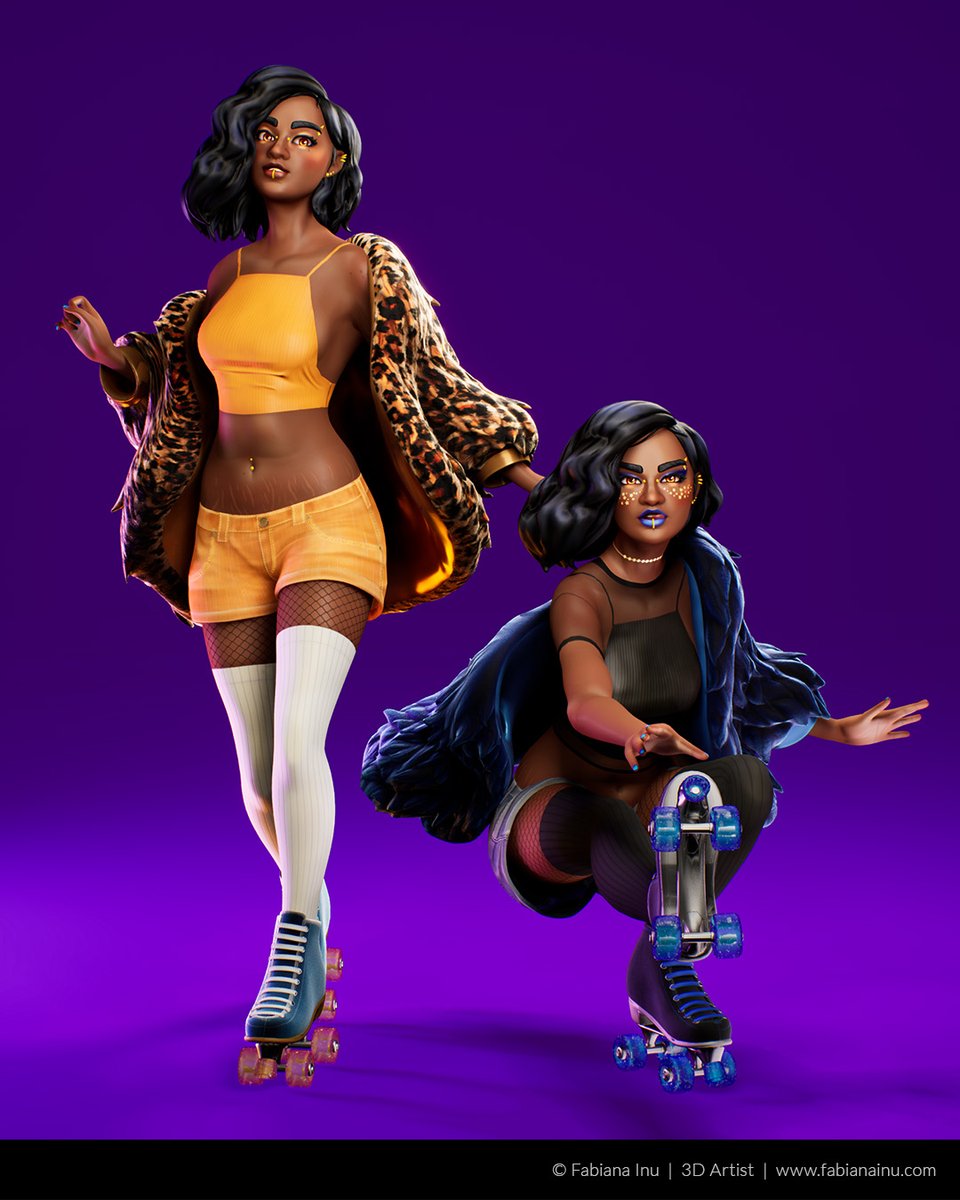 fabyinu's tweet photo. New project finished 🥳

#gamedevs #3DCharacter #3DModel #breakdown #portfolio https://t.co/5qmsT5cCRX