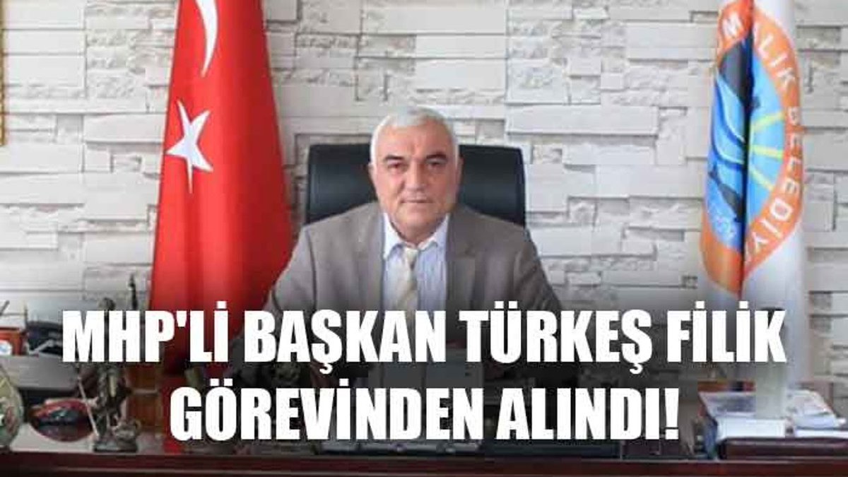 adanahabersndak's tweet image. MHP'li Yumurtalık Belediye Başkanı Türkeş Filik, hakkındaki bazı iddialar ve devam eden mahkemeler gerekçe gösterilerek görevinden alındı. Konuya ilişkin İçişleri Bakanlığı kararı Adana Valiliğine oradan da Yumurtalık Kaymakamlığına iletildi.

#adana #adanahaber