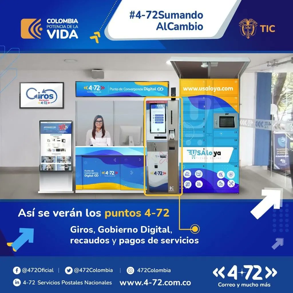 472Colombia's tweet photo. Así se verá el 4-72 del futuro

Apostamos a convertirnos en un referente de transformación digital a través de herramientas innovadoras para nuestros clientes con nuestro nuevo modelo que permitirá conectar a los colombianos brindándoles  soluciones a la medida.

Conoce más 👇🏻 https://t.co/jgBgyocPaF