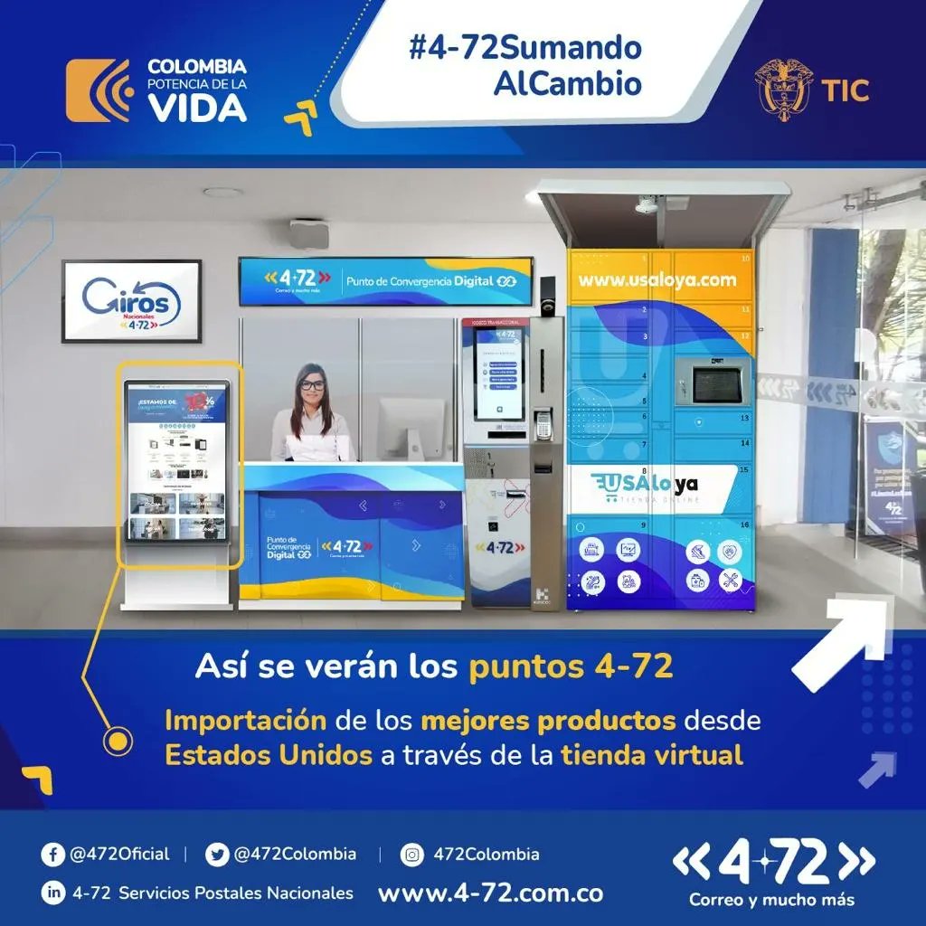 472Colombia's tweet photo. Así se verá el 4-72 del futuro

Apostamos a convertirnos en un referente de transformación digital a través de herramientas innovadoras para nuestros clientes con nuestro nuevo modelo que permitirá conectar a los colombianos brindándoles  soluciones a la medida.

Conoce más 👇🏻 https://t.co/jgBgyocPaF