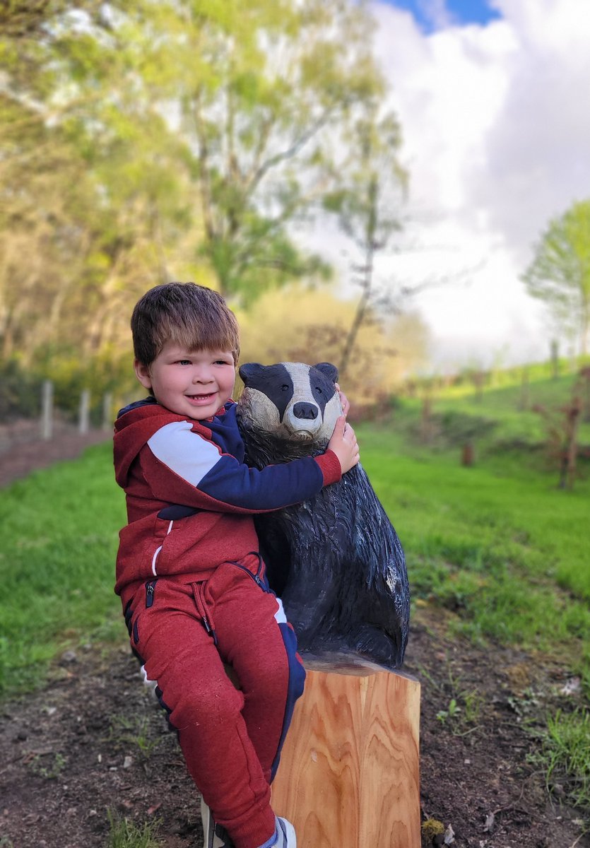 HeadleyNature's tweet photo. The #NatureReseve is well loved by the community 😍

#SomethingForEveryone #WoodWork #WoodCarvings #Badger #Community #Love #Nature #GreenSpace #Walking https://t.co/53rerjPhd5