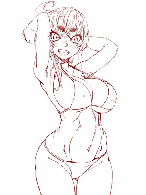 気がつくと水着ばかり描きがち問題
これもみんな猛暑って奴の仕業なんだ
#九嶺蓮歌 