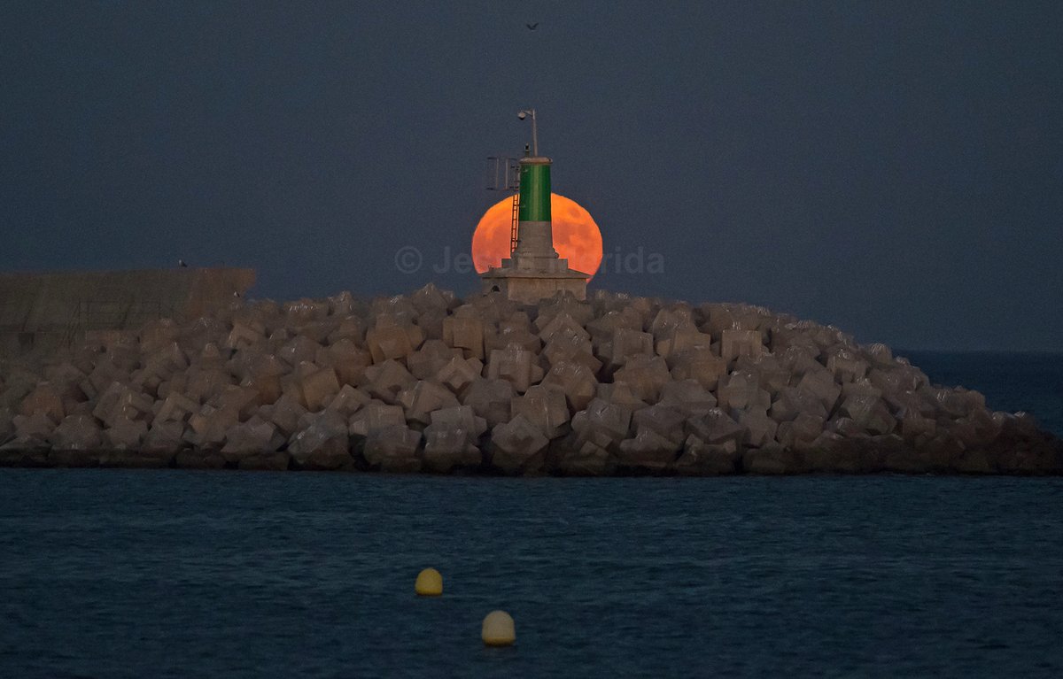 JesusMerida_'s tweet photo. 01/08/2023. Primera #superluna de agosto, la llamada 'superluna del #esturion', vista desde la playa de San Andrés de #Málaga. #Moon #SturgeonMoon
📸 © Jesús Mérida. https://t.co/4al0DhvhjG