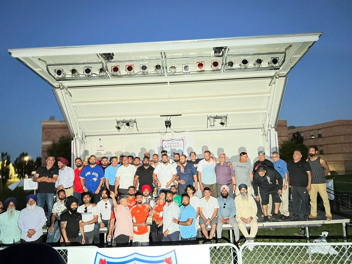 gill_wps's tweet photo. Last Sunday the Punjabi Community of Windsor Essex hosted its first ever Professional #Kabaddi tournament at McHugh Park @WindsorPolice engaged with the #YQG community celebrating this sporting event. Thanks to Windsor Kabaddi Club for inviting us. https://t.co/5EVpAU3Y7p