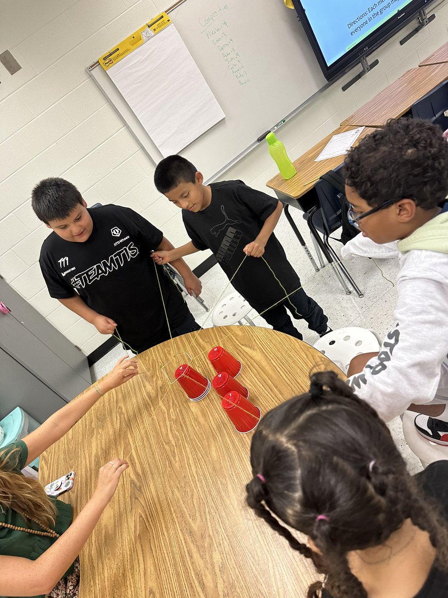 Today we practiced communication, problem solving, and collaboration with a fun team building activity to kick off the first day of 5th grade! <a href="/MRegan0123/">Dr. Rosario-Regan</a> <a href="/Beth_Coryell/">Beth Coryell</a> <a href="/JanetMarotte777/">Janet Marotte</a> <a href="/mgrant_2000/">Michelle Grant</a> <a href="/NastasiNews/">Kelli Nastasi</a>