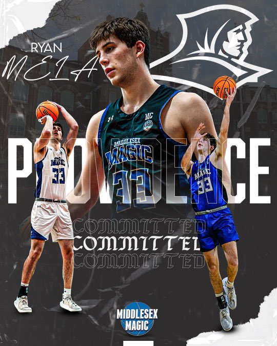 Congratulations to Magic and Newman 6’6 2024 Ryan Mela on his commitment to Providence College! Ryan is the 5th commitment in the Magic class of 2024 and also the 5th to commit to play D1 basketball! #MagicFamily 🔵⚪️⚫️ #GoFriars