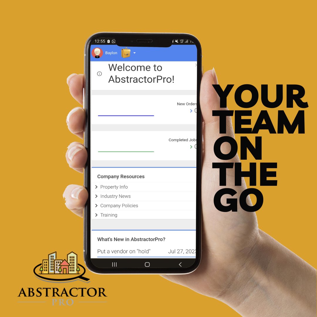 AbstractorPro's tweet image. Can't bring your desktop with you?  Check this out! Our developers have worked to make AbstractorPro smartphone compatible!

abstractorpro.com

#abstractor #software #titlesearch #abstractorpro