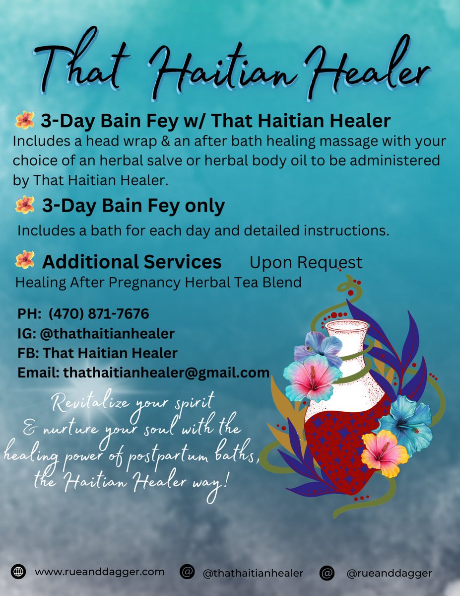 haitian_healer's tweet photo. Check out our postpartum baths and herbs for purchasing. Head over to https://t.co/OSdczy2ZK9 for more info! https://t.co/hhPymj4pSU