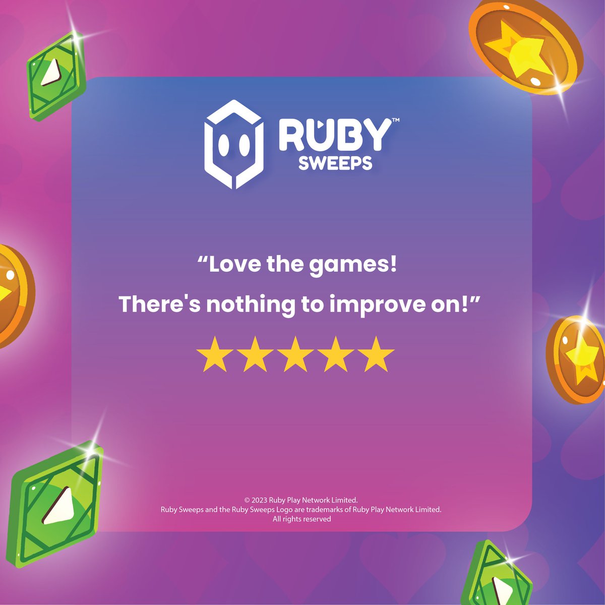 RubySweeps's tweet image. What’s your favorite game we have to offer? 

#SpinWinRepeat