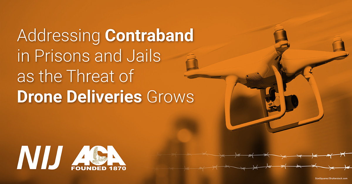 OJPNIJ's tweet image. A large concern for many correctional leaders is the threat of #drones delivering contraband into a facilities. This new report offers policy and practice considerations for these leaders on drone detection and response technologies: nij.ojp.gov/topics/article… #CorrectionsTech