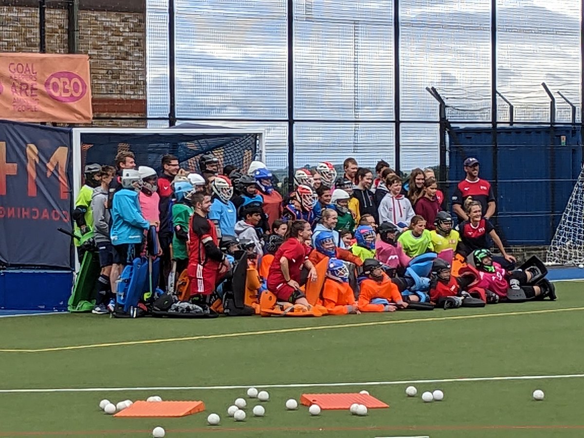 Charlotte had a great day today at @HockeyHarrogate. Came home buzzing with lots of new skills to try out. @MaddieHinch and @mh1_coaching inspiring the next generation.