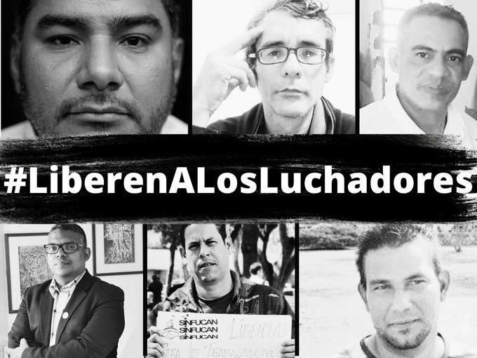 Rechazamos la brutal condena de 16 años contra los trabajadores: Alcides Bracho, Alonso Meléndez, Emilio Negrín, Gabriel Blanco, Néstor Astudillo y Reynaldo Cortes. El sistema de justicia de Venezuela está viciado @IntlCrimCourt Una condena arbitraria de “conspiración” por…