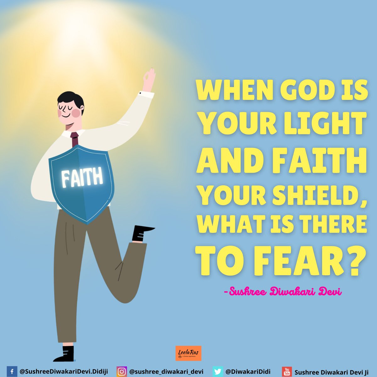 DiwakariDidi's tweet photo. ✨️ When God is your light and faith your shield, what is there to fear?⚘️ https://t.co/obwEEJ4tCT