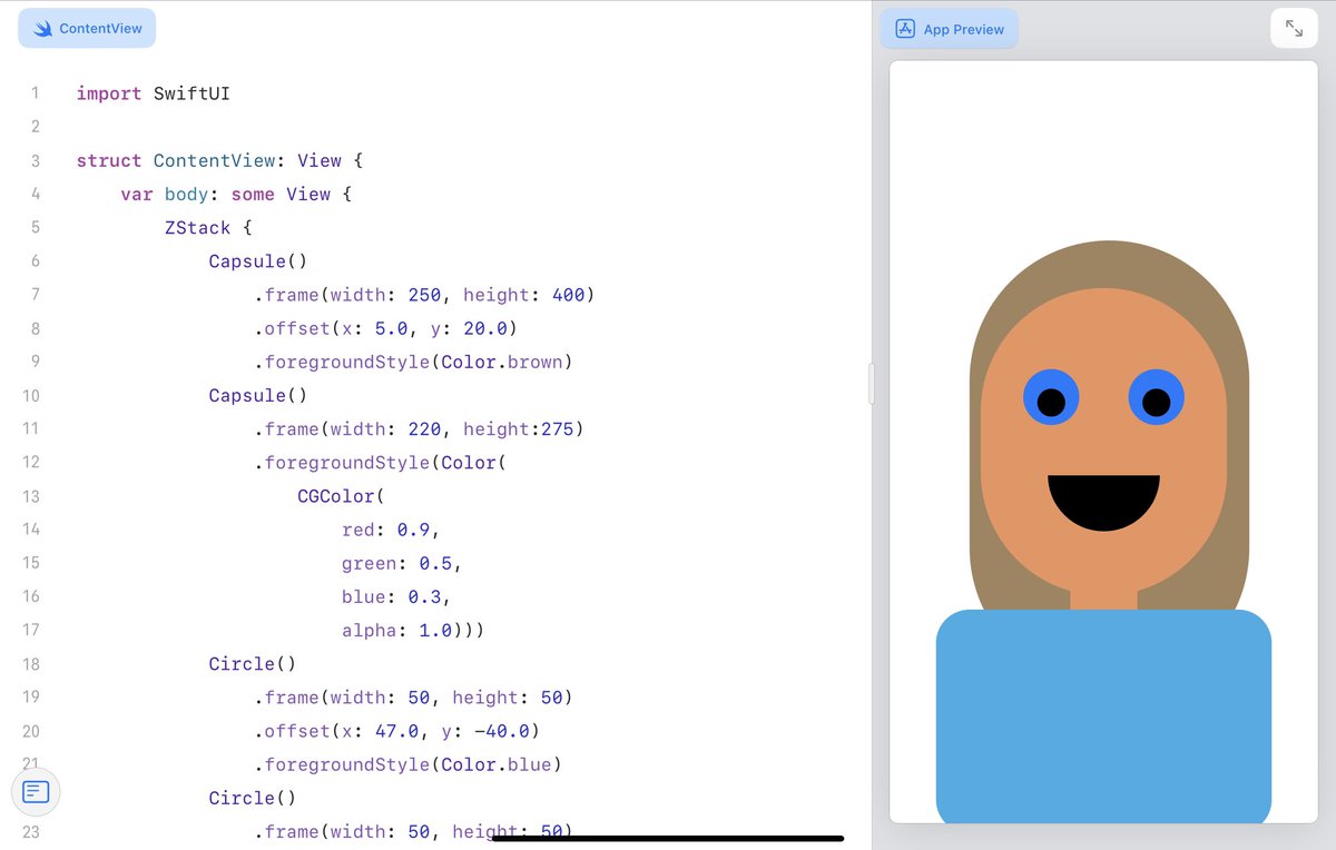 First day of Institute was incredible! Met so many amazing people and even got to code my own self portrait! So looking forward to learning even more this week @AppleEDU #EveryoneCanCode #ADE2023