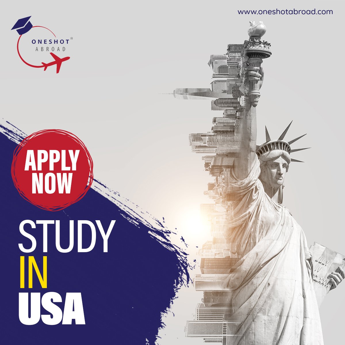 Study in USA with Expert Counseling!

Admissions Open for 2023

Enroll Now @oneshotabroad
.
#studyincanada #studyinuk #studyinusa #studyabroad #expertcounsellor #expertcounselling #studyabroadconsultants #education #usastudy #usa #education