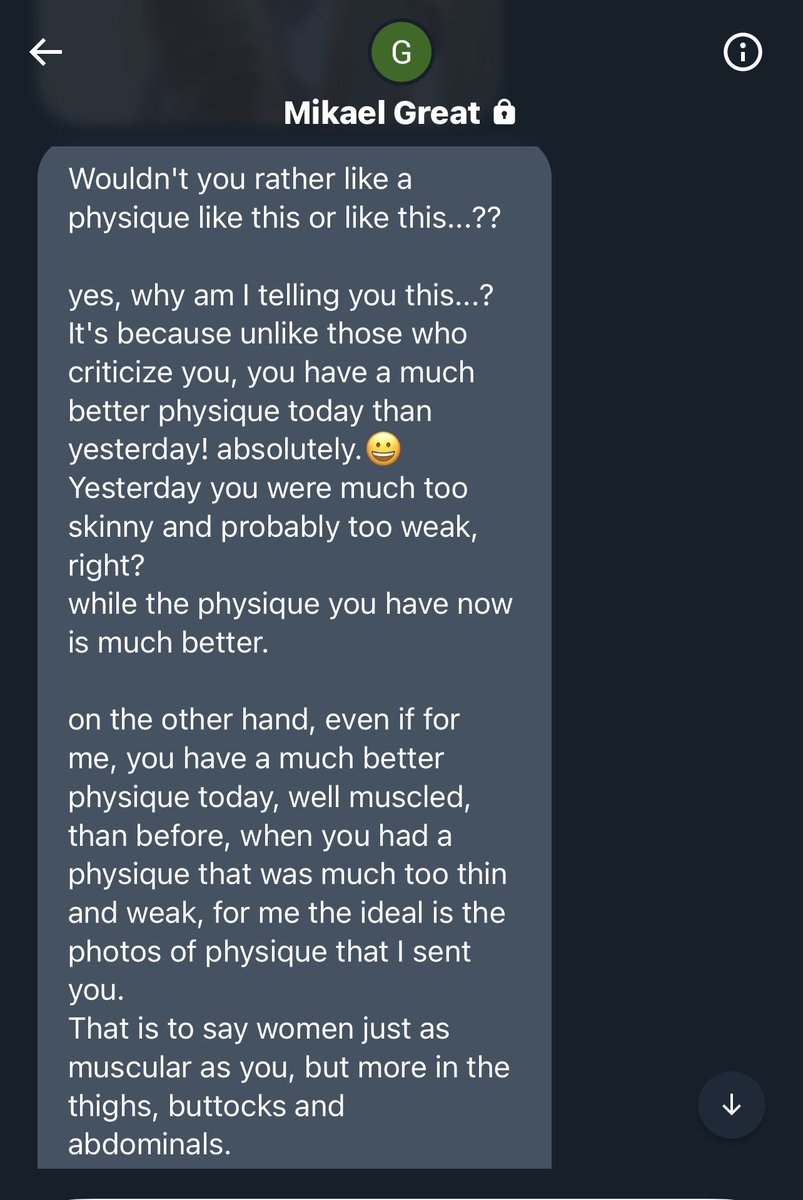 Don’t be this fucking guy. 

I cannot believe the actual audacity to message someone you don’t know and say “yeah you look good but wouldn’t you rather look like this because I prefer it?” 

No. This isn’t build-a-bitch.