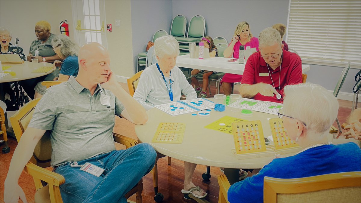 KatyHSPrincipal's tweet photo. KHS Admin team got to spend time at Carriage Inn meeting with retired educators and then getting to play bingo! We also met Ms. Exley!
#125ActsOfService https://t.co/cjK1VILEW7