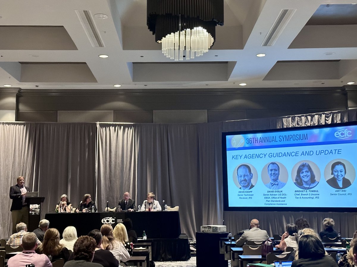 GoECFC's tweet image. Our key agency guidance panel is full of insights and updates from established leaders in the industry. Keep up the great questions! #GoECFC #employeebenefits