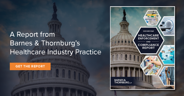 InevitableJoel's tweet photo. Get a detailed look at the latest legal updates, enforcement trends, industry guidance, and other healthcare fraud enforcement developments from this year in @BTLawNews' 2023 Healthcare Enforcement and Compliance Mid-Year Report. https://t.co/pcWvWe5fex https://t.co/ZHegWLSjgy