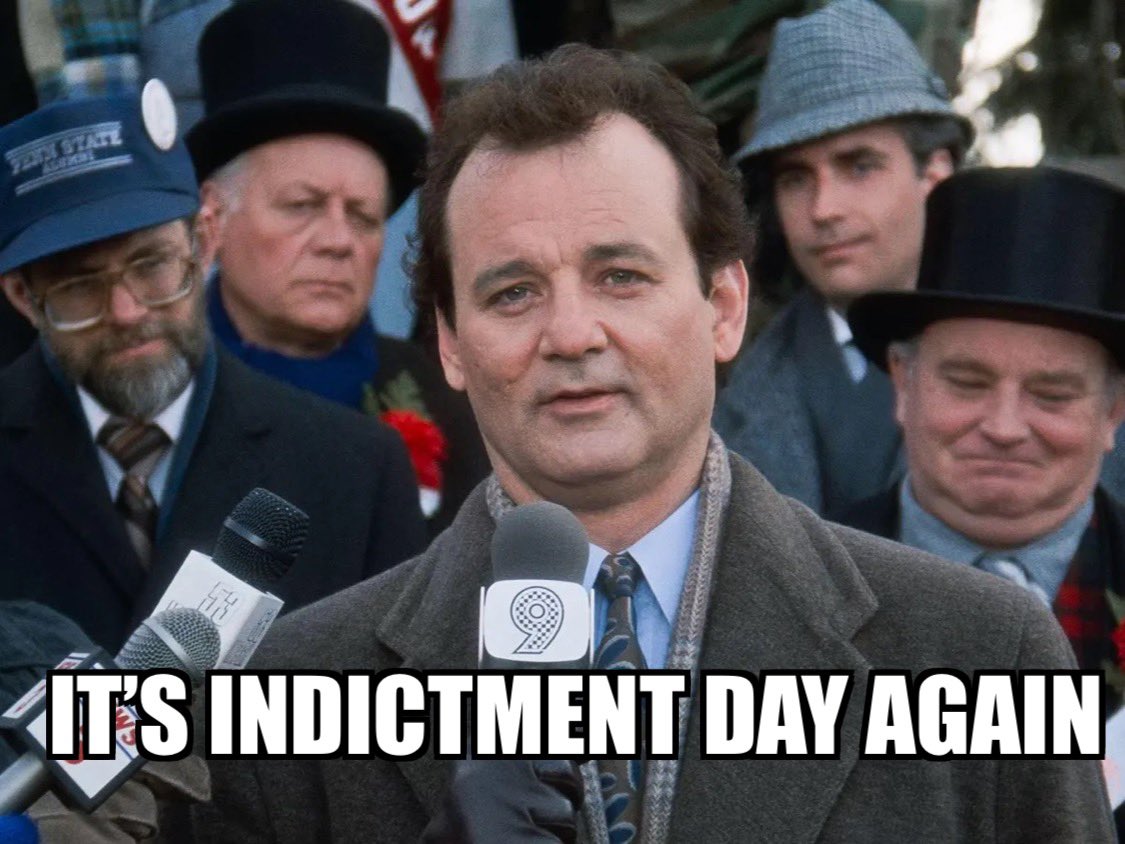 Happy Indictment Day! Again. #trump #IndictmentWatch