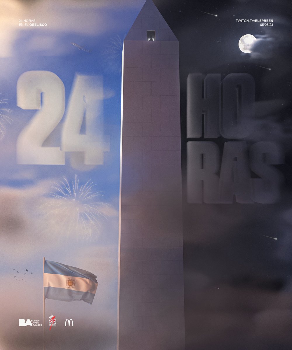 SpreenDMC's tweet photo. VOY A ESTAR HACIENDO ESTE SABADO
UN STREAM 24 HS EN LA PUNTA DEL OBELISCO https://t.co/V5iQXt38WO