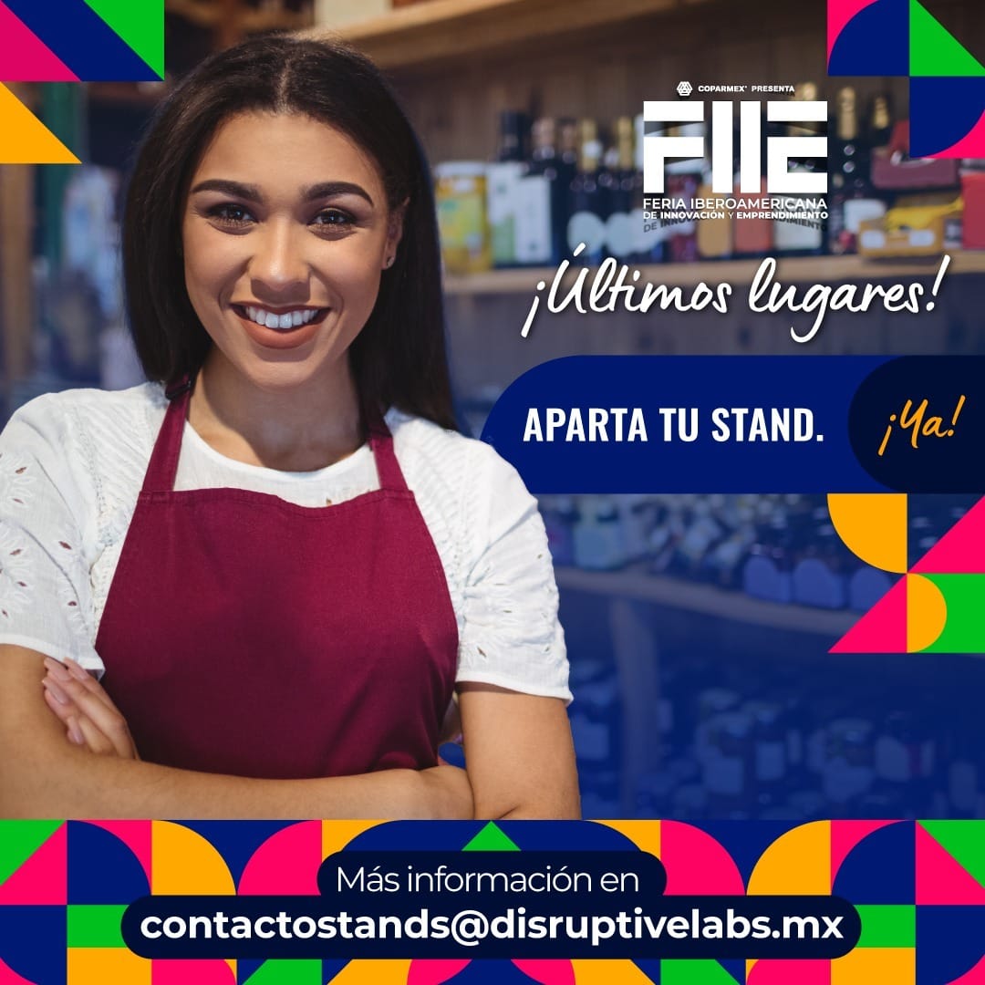 ComprSocialMx's tweet photo. ¡Participa como expositor en el evento más importante para emprendedores y empresas! 📷

📷📷 Feria Iberoamericana de Innovación y Emprendimiento 2023. 📷 Contamos con espacios desde 1.5 x 1.5 m hasta 9 x 9 m. #FIIE2023 @FIIE_Coparmex

https://t.co/dO6pljc7bt https://t.co/JN8MJn9gL2