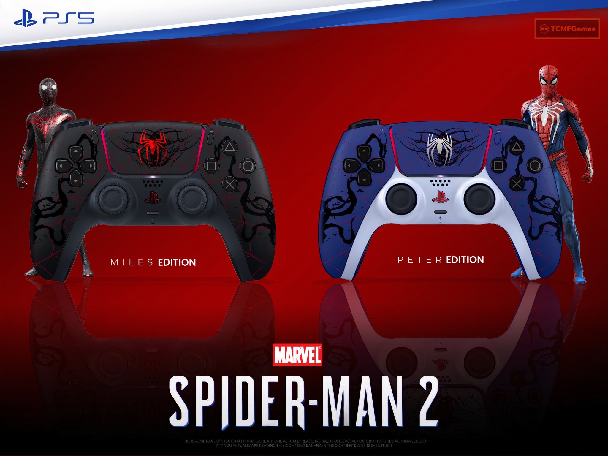 Spiderman Custom PS5 Controller, PS5