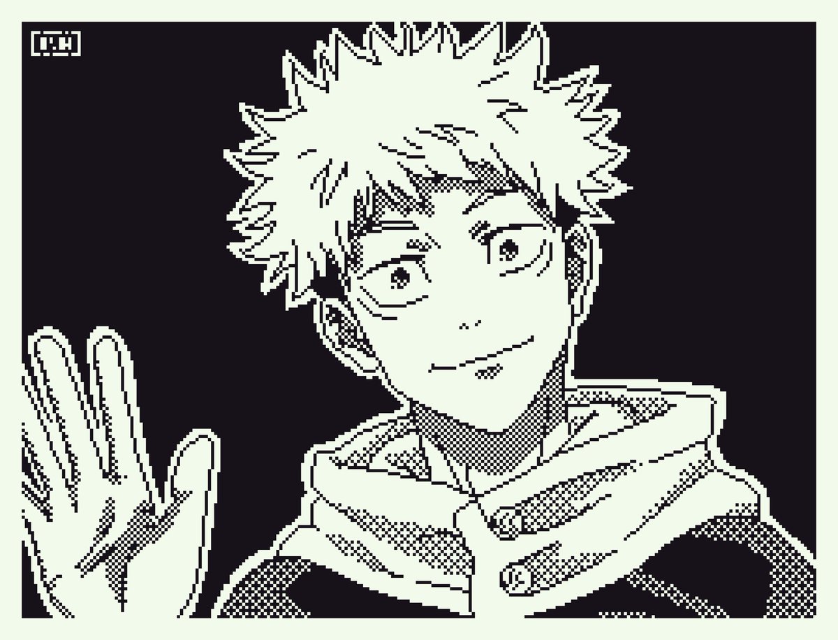 Itadori Yuji 
#pixelart #ドット絵 #jjk #jujustukaisen