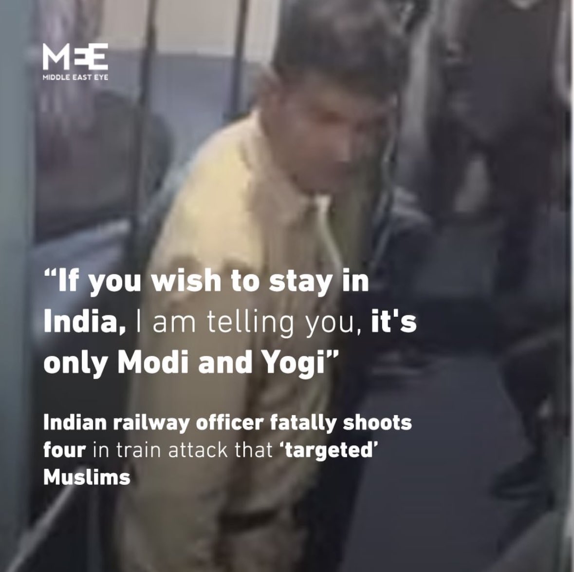cjwerleman's tweet photo. Four Muslim passengers were deliberately targeted and executed by Hindutva radicalized railway officer. https://t.co/mIgjwYi0Wc