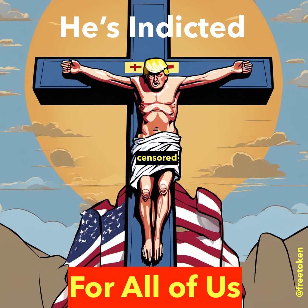 He's indicted for all of us!  Yes, for all of us.

#TrumpIndictment #TrumpForPrison